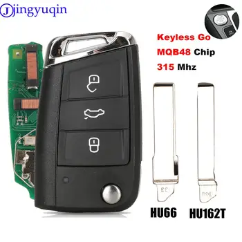 jingyuqin Keyless-go Smart Remote Kľúča Vozidla 315MHz MQB48 Pre VW Golf Seat 7 MK7 Touran Polo, Tiguan 5G6 959 752 AN/5G6959753 AE/BH
