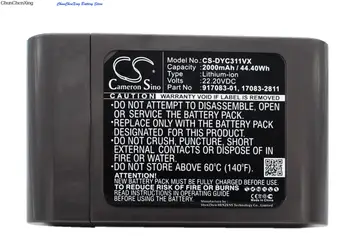 Cameron Čínsko 2000mAh Batéria pre Dyson DC31, DC34, DC35, DC44, DC44 Zvierat, poznámka: táto batéria je 22.2 V