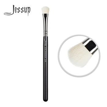 Jessup Black / Silver Eye tieňovanie brush Make up Syntetické Vlasy Eyeshadow Drevená rukoväť 239