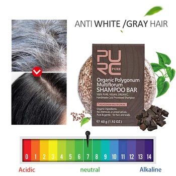 7 Typy PURC Pevné Šampón Bar Prírodné Ručné Farba Osviežujúci Šampón Proti Lupinám Mydlo Na Vlasy na Ošetrenie vlasovej Pokožky