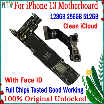 Pre iPhone 13 Doska Č icloud Pôvodné Odomknutý logic board Plný Čipy 100% Testované Dobré Pracovné Podporu IOS aktualizácia & 5G