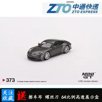 MINI GT 1:64 911 (992) GT3 Turné Zliatiny Diecast Modelu Auta