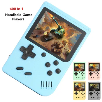 400 V 1 MINI Hry, Mobilné Hry Prehrávače Prenosné Retro Video Konzoly Chlapec 8 Bit 3.0 Palcová Farebná LCD Obrazovka GameBoy