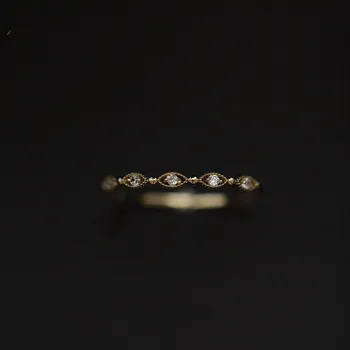 MOVESKI Autentické 925 Sterling Silver Šumivé Prstene pre Ženy CZ Šperky Prst Prsteň Zásnubné Prstene Módne Šperky