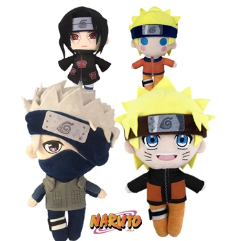 Naruto Oblečenie pre Bábiku Q Verziu 20 CM Uzumaki Naruto Uchiha Itachi Kakashi Plyšové Hračky Detí, Narodeniny Vianočný Darček