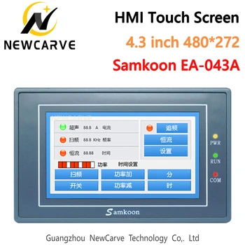Samkoon EA-043A HMI Dotykový Displej Novej 4.3 Palcový 480*272 Human Machine Interface Newcarve