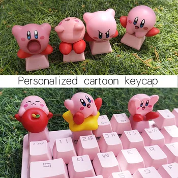 Mechanické Klávesnice Keycaps Roztomilé Ružové Cartoon Pbt Keycap Príslušenstvo Anime Stereo Hry Kawaii Osobnosti Jeden R4 ESC Tlačidlo Caps