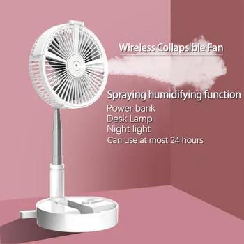Ziskové Skladacie Hydratačný Ventilátor Mini Nabíjateľná Fanúšikov Elektrické Prenosné Držať Malé Ventilátory Pre Domácnosť, Elektrické Spotrebiče