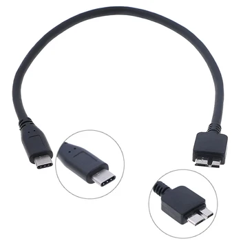USB c micro usb kábel typu c na micro b kábel pre pevný disk hdd 30 cm