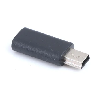 1Pc Adaptéra Vstup Micro USB+Výstup Mini USB, Micro USB Female to Male Mini USB
