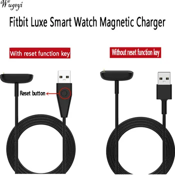 Pre Fitbit Luxe Inteligentný Náramok Nabíjačku S Tlačidlo Reset Sledovať Nabíjací Kábel Magnetické Nabíjačky