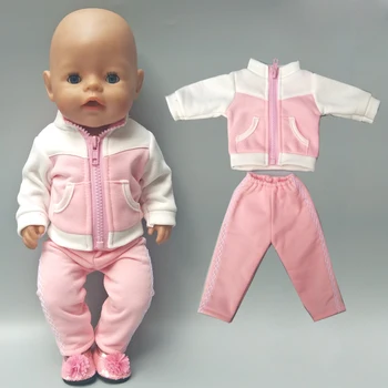 43 cm Baby New Born Bábiku Letné Oblečenie pre Baby Doll Oblečenie 18-Palcové Dievča Bábiku Bunda, Kabát