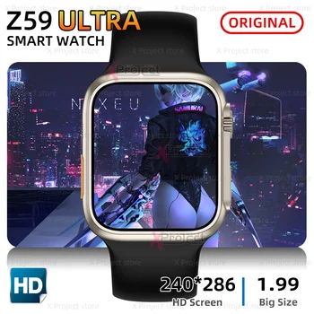 Smart Hodinky Ultra Série 8 NFC Z59 Ultra Smartwatch Muži Ženy Bluetooth Hovor Teplomer Športové Bezdrôtové Nabíjanie Pre Apple Telefón