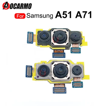 Zadná Kamera Pre Samsung Galaxy A51 A71 4G 5G A7160 Hlavné Veľké Zadné & Predná Kamera Flex Kábel Modulu Náhradný Diel
