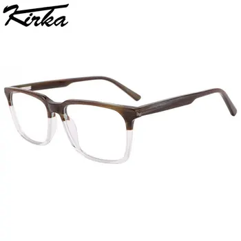 Kirka Unisex okuliare rám Acetát Obdĺžnik okuliare retro glassesframe Rámy žena glassesReading okuliare, optické