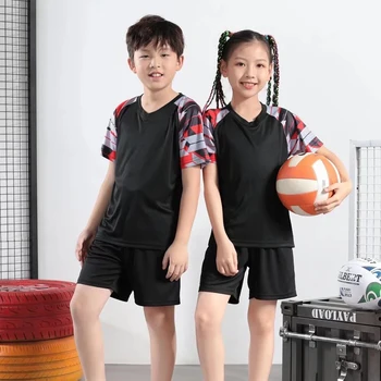 Nové Badminton Set Chlapci Dievčatá Outdoorové Športy Vyhovovali Oblečenie Pre Deti Bedminton Krátke Rukávy T-Shirt Tees Topy Stolný Tenis Sady