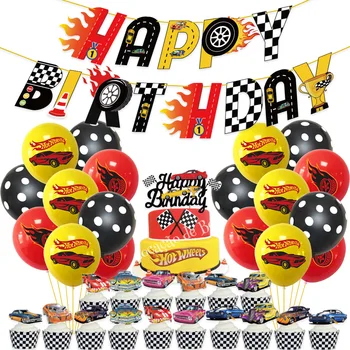 12 Palcový Latexový Balón HOT KOLESÁ Chlapčenské Narodeniny, Party Dekorácie Produkty Hot Kolesá Tému Malý Balón