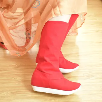 Čínske Tradičné Ženy Hanfu Topánky Starožitné Topánky Pre Ženy Vysokej Bojovník Topánky