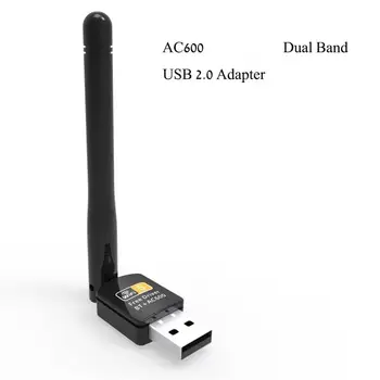PIXLINK Mini 600M WIFI+BT Zadarmo Ovládač USB2.0 Adaptér USB WIFI Sieťovú Kartu Adaptér Pre PC UAC17