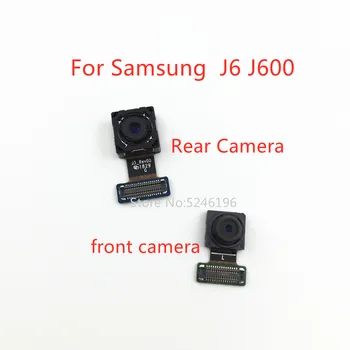 1pcs Späť veľkého Hlavného Zadná Kamera, predná kamera Modul Flex Kábel Pre Samsung Galaxy J6 J600 J600F SM-J600F/DS Pôvodné Nahradiť Časť