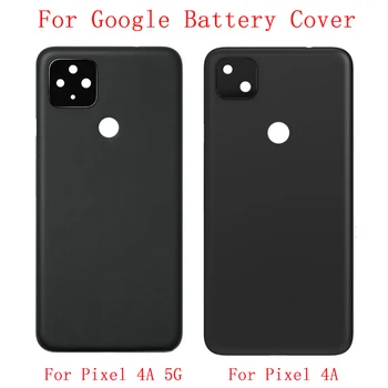 Kryt batérie Panel Zadné Dvere Bývanie Prípade Pre Google Pixel 4A 5G 4A Späť Kryt Batérie s Zadná Kamera Rám Objektív