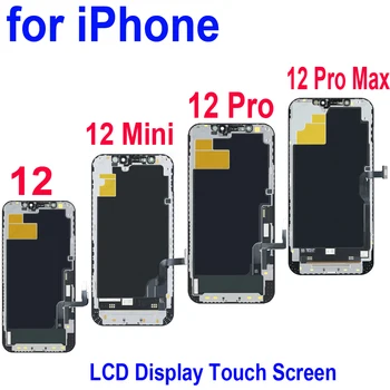 Amoled Oled Incell LCD displej pre iPhone 12 iPhone 12 Mini iPhone 12 Pro iPhone 12 Pro Max LCD Displej Dotykový Displej Digitalizátorom. Montáž