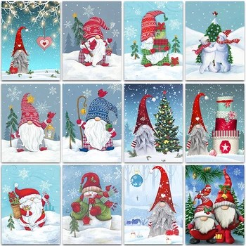 5D Diy Diamond Maľovanie Auta Santa Claus Korálkové Diamond Výšivky Vianočný Stromček Cross Stitch Drahokamu Mozaiky Domova Darček