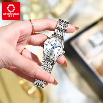 Oley 2022 nové full-automatické mechanické hodinky Ženy pozerať na ženy, svetelný nepremokavé ženy hodinky veľké digitálne hodinky
