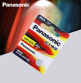 Panasonic 100% Origina CR1025 CR 1025 3V Lítiová gombíková Batéria gombíkovej Batérie