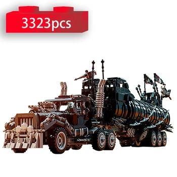 Filmu Mad Max Vojny Plošinu Zber Model Tehly High-Tech Upravený Kamión Stavebné Bloky HOBBY Hračky pre Deti Darček, MOC-18143