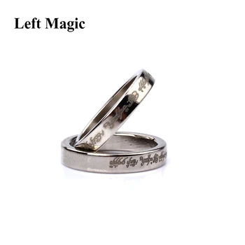1 Ks 2018 Mini Silver Silné Magnetické Magický Prsteň Magnet Mince Kúzla Prst Dekorácie Kúzelník Krúžok 18/19/20/21 MM Veľkosť
