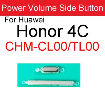Hlasitosť + Power On/Off Tlačidlo na Strane Pre Huawei Honor 4C CHM-CL00/TL00 Tlačidlo Napájania + Voulme Sidekey Náhradné Diely