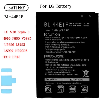 BL-44E1F Batéria Pre LG V20 VS995 US996 LS997 H990DS STYLO3 STYLO 3 PLUS BL 44E1F Pôvodná Kapacita Batérie Telefónu Bateria