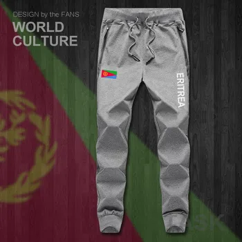 Eritrea Eritrejsko ERI ER pánske nohavice joggers jumpsuit tepláky stopy potu fitness fleece taktické bežné národ krajiny leggin