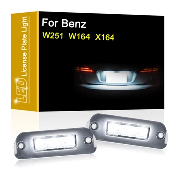 12V LED poznávacia Lampa Pre Benz R-Trieda W251 06-11 ML-Class W164 05-11 (správy GL-Class X164 07-12 Biela špz Ľahká Montáž