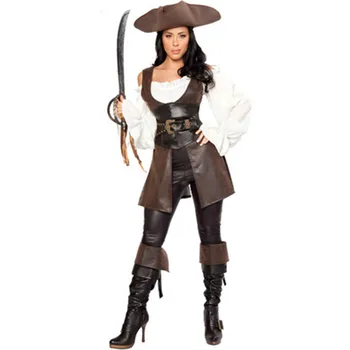 Dospelých Pirát Maškarný Ženy Piráti Kostým Film Cosplay Kostým