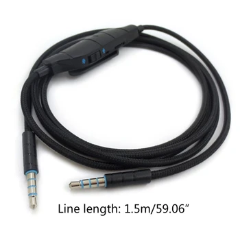 Nové Náhradné Slúchadlá Kábel Audio Kábel Linka pre Logitech - G633 G635 G933 G935 Herné Slúchadlá S ladenie