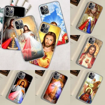 Božie Milosrdenstvo Ježiša, Kríž Telefón puzdro Pre Apple Iphone 14 13 Pro Max 11 12 Mini SE 2020 X XS XR 8 7 Plus 6 6 5 5S Kryt Plášťa Coq