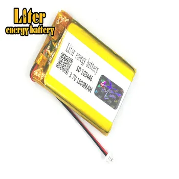 1.0 MM konektor 2pin Lítiová Batéria 3,7 v 103446 103545 1800mah Nabíjateľná Lítium Polymérová Batéria PL LiPo Batérie s Vodičmi