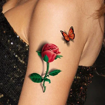 1PCS Krásne Tetovanie Nálepky Henna Tattoo Vložiť Dočasné Tetovanie Pre Ženy, Vodotesné Telo Kozmetické Tetovanie Na Rameno Tatouage