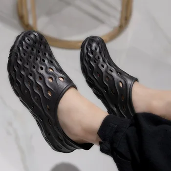 Muži Sandále Otvor Topánky pre Ženy Lete Breathble Šport Pláži Ľahký Sandál Vonkajšie Sklzu na Papuče Plus Veľkosť Sapatos