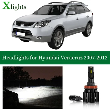 Xlights Pre Hyundai Veracruz ix55 2007 2008 2009 2010 2011 2012 Led Žiarovky Svetlometu Nízka Vysoká Lúč, svetlo Svetlomet Svetlo Príslušenstvo