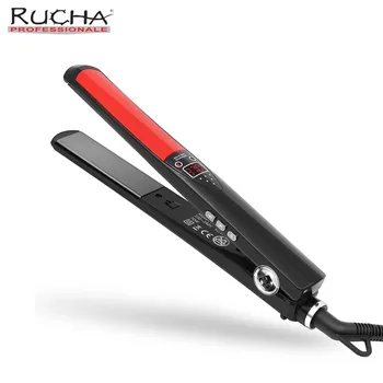 RUCHA Hair Straightener Titán Ploché Dosky Žehličky Profesionálne MCH Rýchle nahrievanie kulma Na Vlasy Ženy