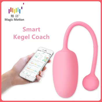 Magic Motion Kegel Master Lopta Bezdrôtový Vibrátor APLIKÁCIU Diaľkové Ovládanie Smart Vagina Sprísnenie Výcviku Ben Wa Loptu sexuálnu Hračku pre Ženy