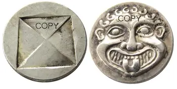 G(21)grécke Strieborné Mince, THRÁKIA, AR Tetradrachm gorgona Strieborné Pozlátené Kópiu Mince