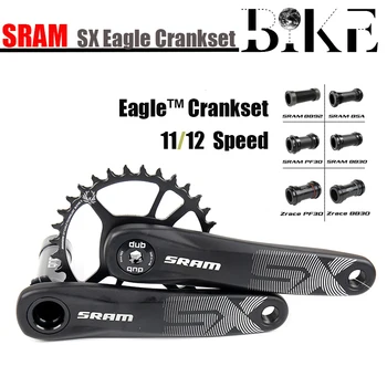 SRAM 12 Speed SX EAGLE Kľukou DUB 34T 6 mm Offset Ocele Prevodníku 170 mm 175 1x12 MTB Bicykel Kuky