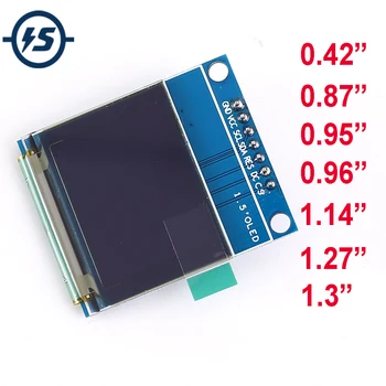 TFT OLED LCD Displeja Modul SPI RGB SSD1306 SSD1351 SSD1331 ST7789 ST7789 Ovládač 0.42
