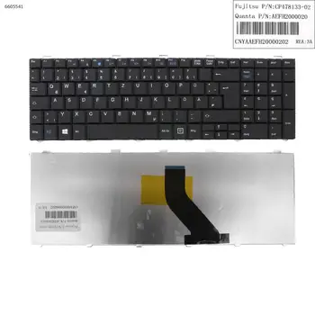 Nemecký Rozloženie QWERTZ Nová Klávesnica pre Fujitsu Lifebook A530 AH530 A531 AH531 NH751 Laptop, Čierna