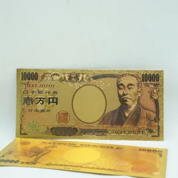 Zlato, Bankovky v 24K Gold Nový Japonský Peniaze na Zbierku Bankoviek