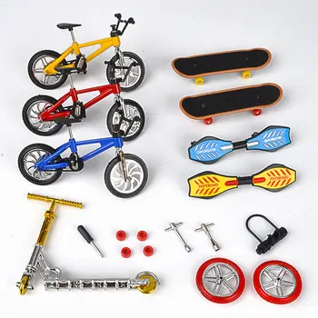 1Set Mini Skúter Dve Kolieska Skúter Detí Vzdelávacie Hračky Prst Skúter Bicykel, Skateboard Hmatníkom